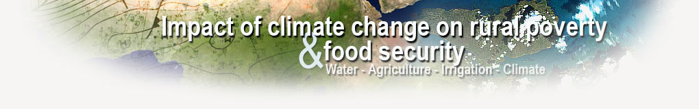 Impact of climate change on rural poverty and food security